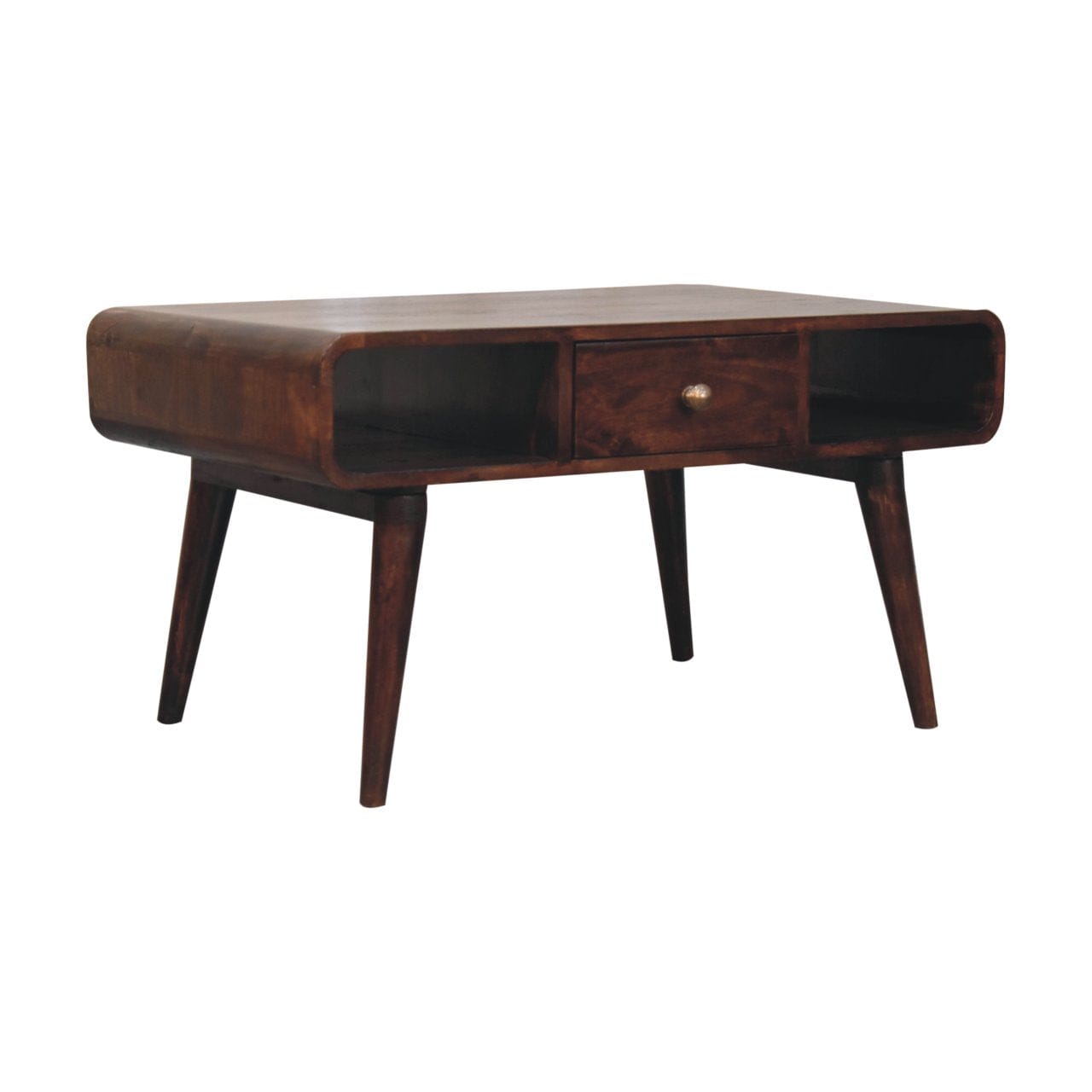 Artisan Furniture Curved California Walnut Coffee Table