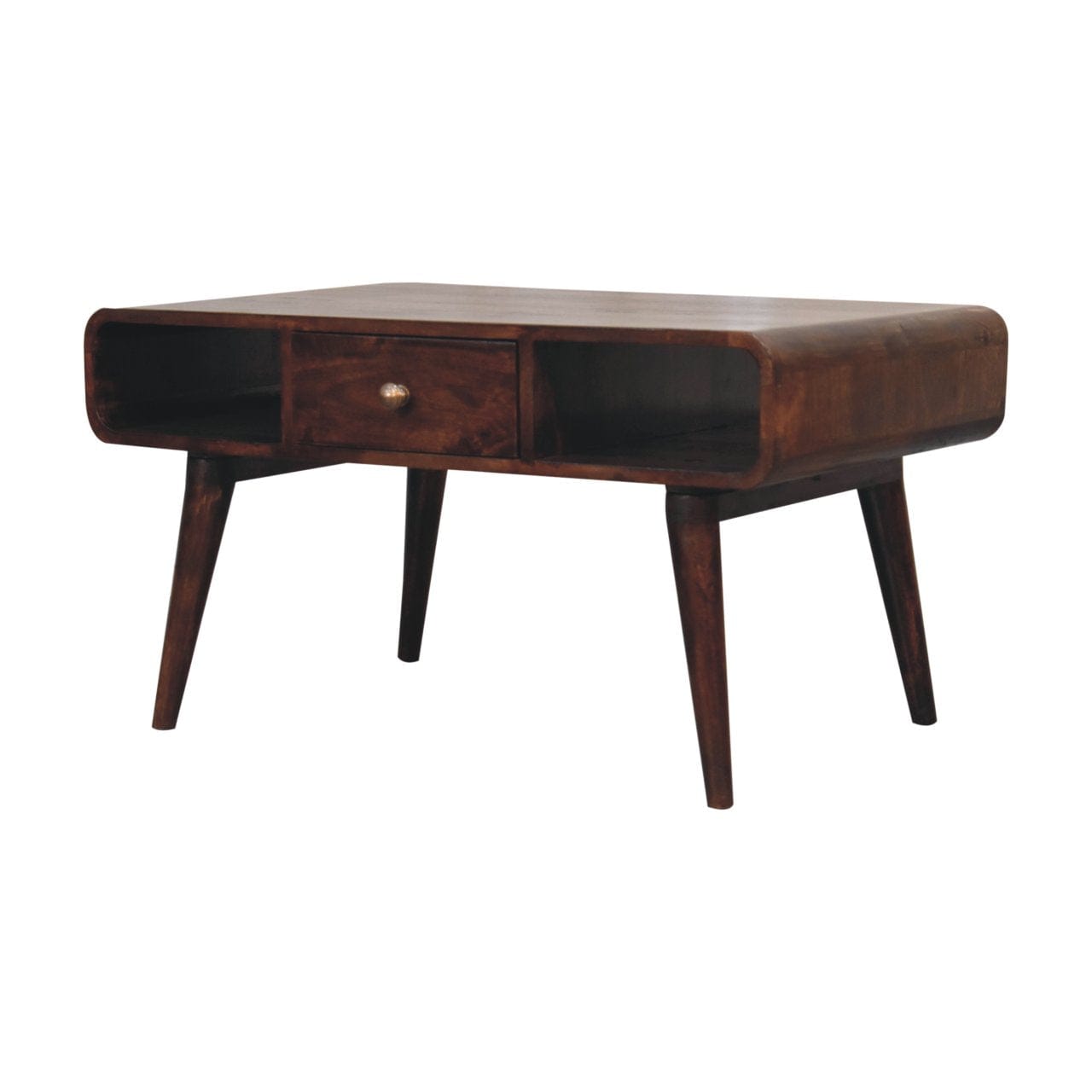 Artisan Furniture Curved California Walnut Coffee Table