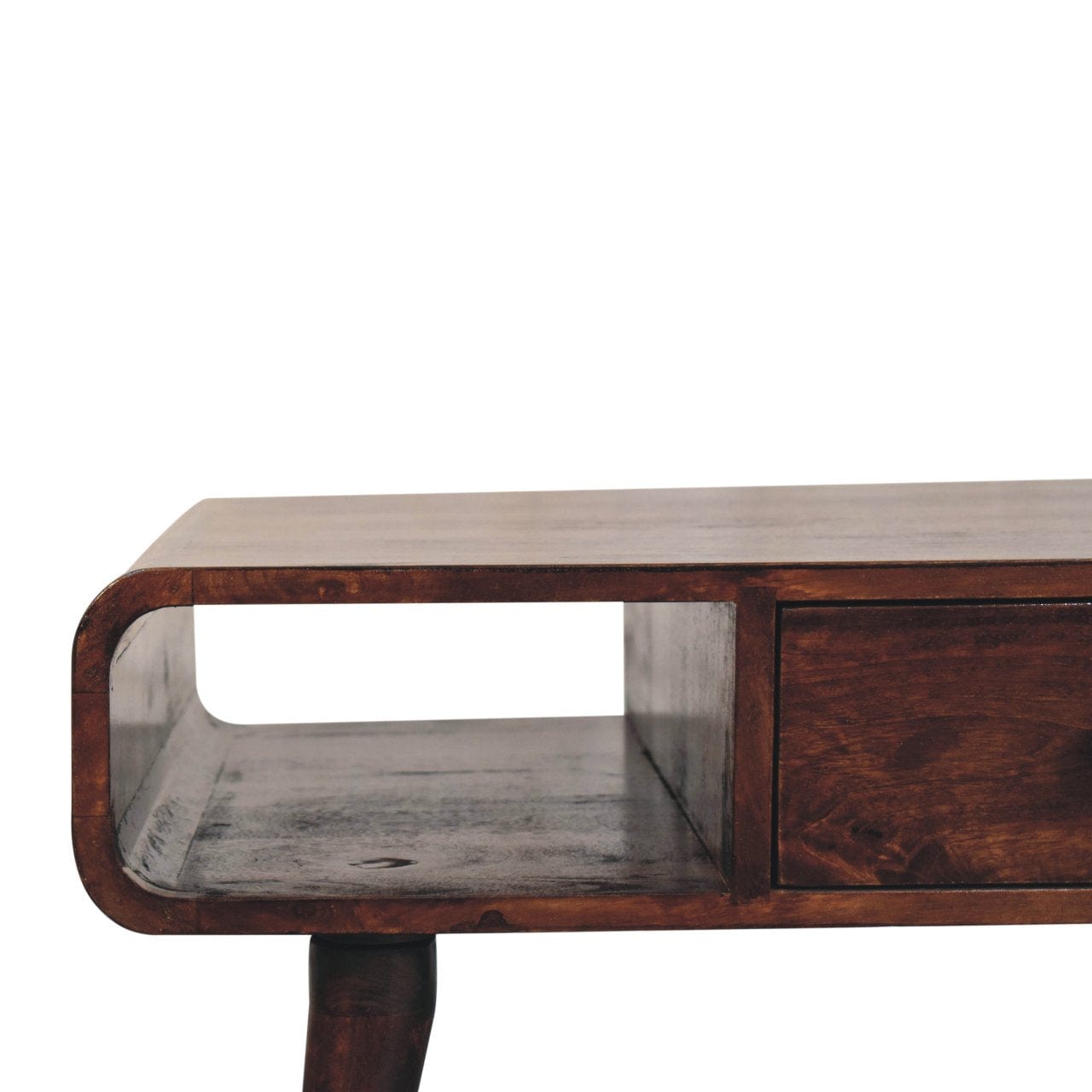 Artisan Furniture Curved California Walnut Coffee Table