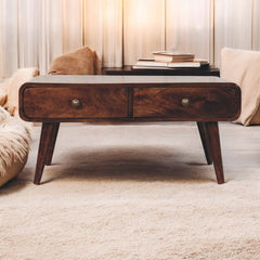 Artisan Furniture California Walnut Sonata Coffee Table