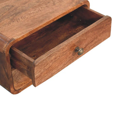 Artisan Furniture Honey Caramel 2 Drawer Floating Bedside