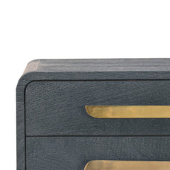 Artisan Furniture Midnight Teal Bedside Table