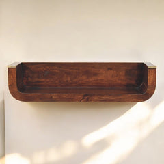 Artisan Furniture Indira California Walnut Floating Console Table