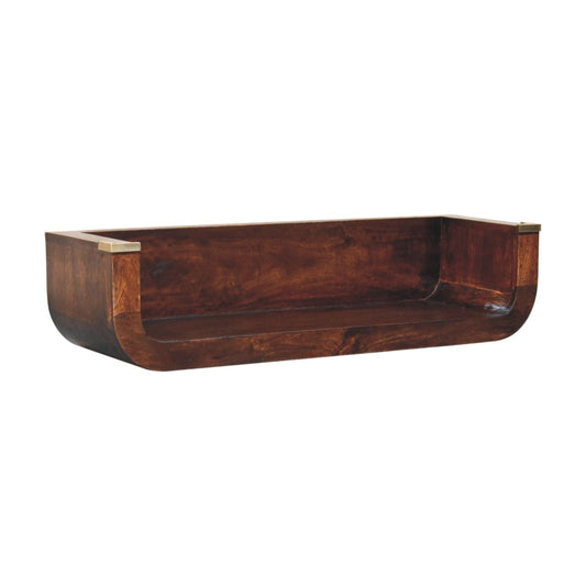 Artisan Furniture Indira California Walnut Floating Console Table