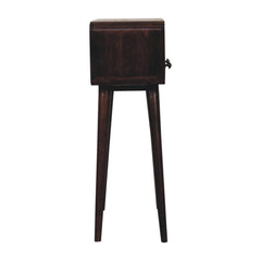 Artisan Furniture Mini California Walnut Curved Console Table