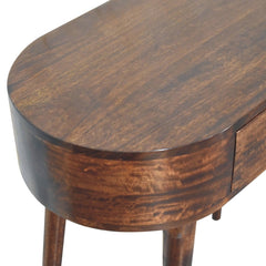 Artisan Furniture Honey Caramel Rounded Small Console Table