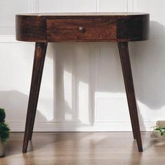 Artisan Furniture Honey Caramel Rounded Small Console Table