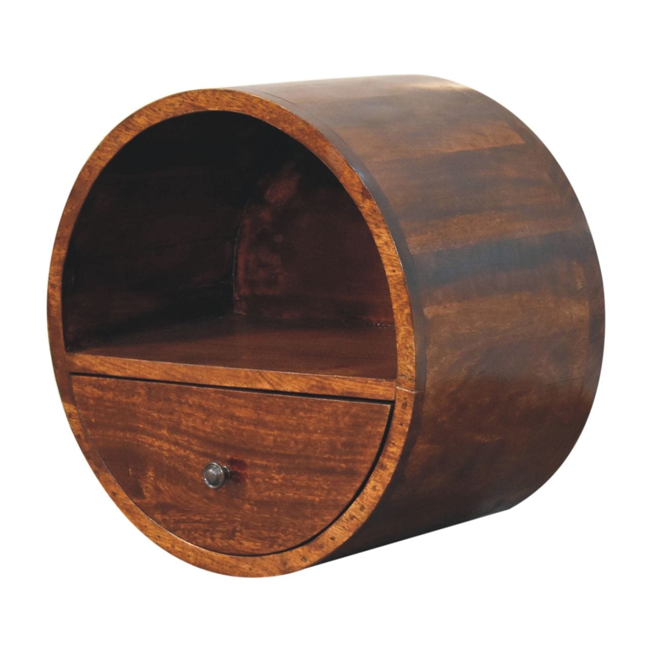 Artisan Furniture Floating Circle Chestnut Bedside