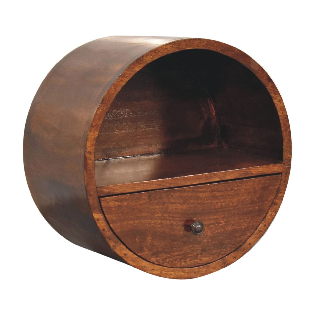 Artisan Furniture Floating Circle Chestnut Bedside