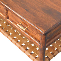 Artisan Furniture Regency Woven Console Table with 2 drawers