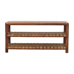 Artisan Furniture Regency Woven Chestnut 2 slot Shoe Rack