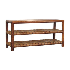 Artisan Furniture Regency Woven Chestnut 2 slot Shoe Rack