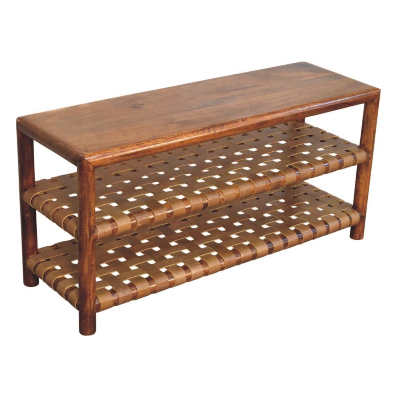 Artisan Furniture Regency Woven Chestnut 2 slot Shoe Rack