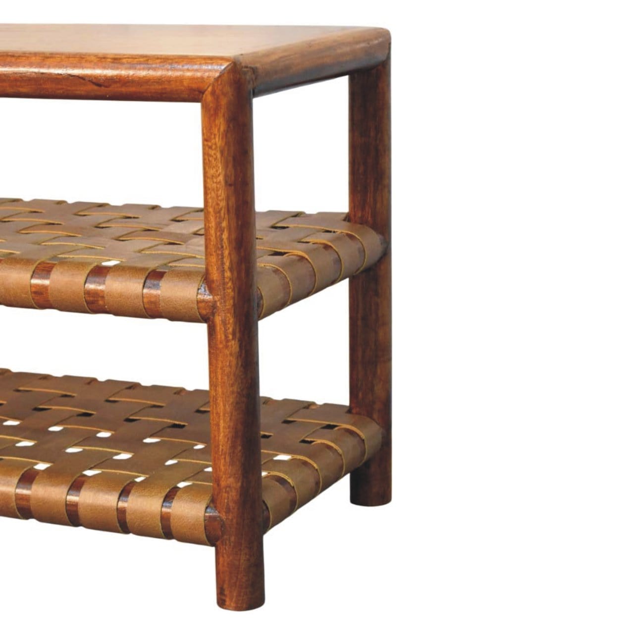 Artisan Furniture Regency Woven Chestnut 2 slot Shoe Rack