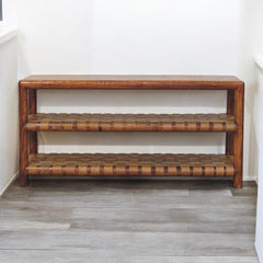 Artisan Furniture Regency Woven Chestnut 2 slot Shoe Rack