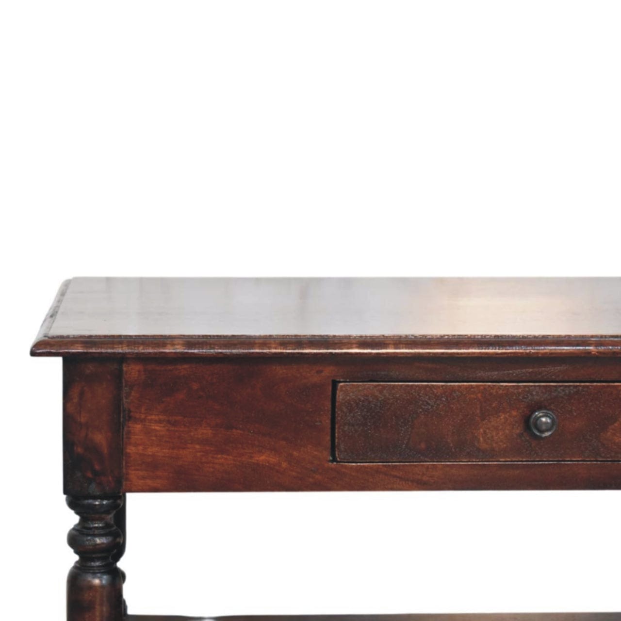 Artisan Furniture Turned Legs Cherry Console Table