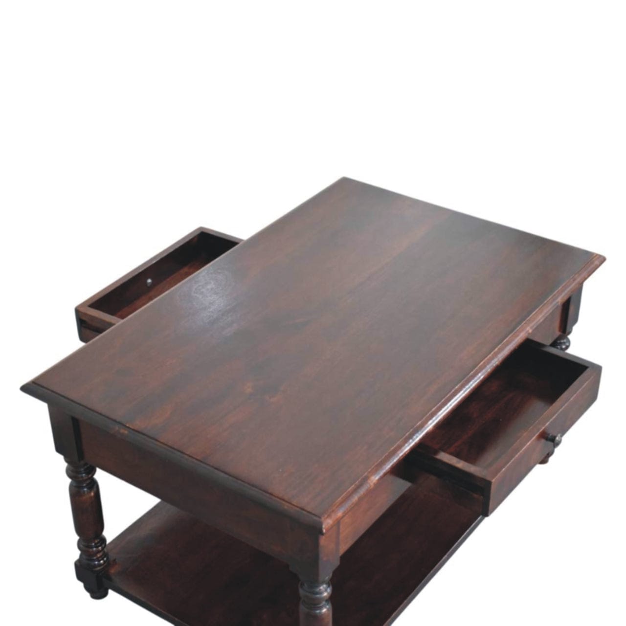 Artisan Furniture Turned Legs Cherry Console Table