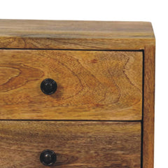 Artisan Furniture Solis 2-Drawer Oak-ish Wall Mounted Nightstand