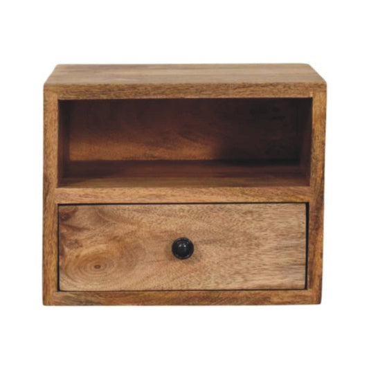 Artisan Furniture Solis 1-Drawer Oak-ish Wall Mounted Nightstand