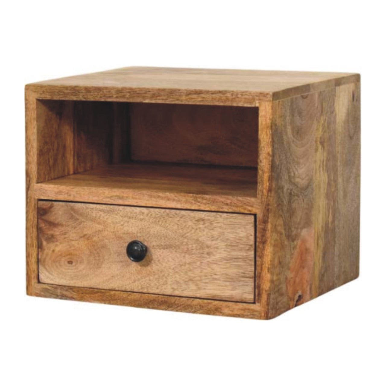 Artisan Furniture Solis 1-Drawer Oak-ish Wall Mounted Nightstand