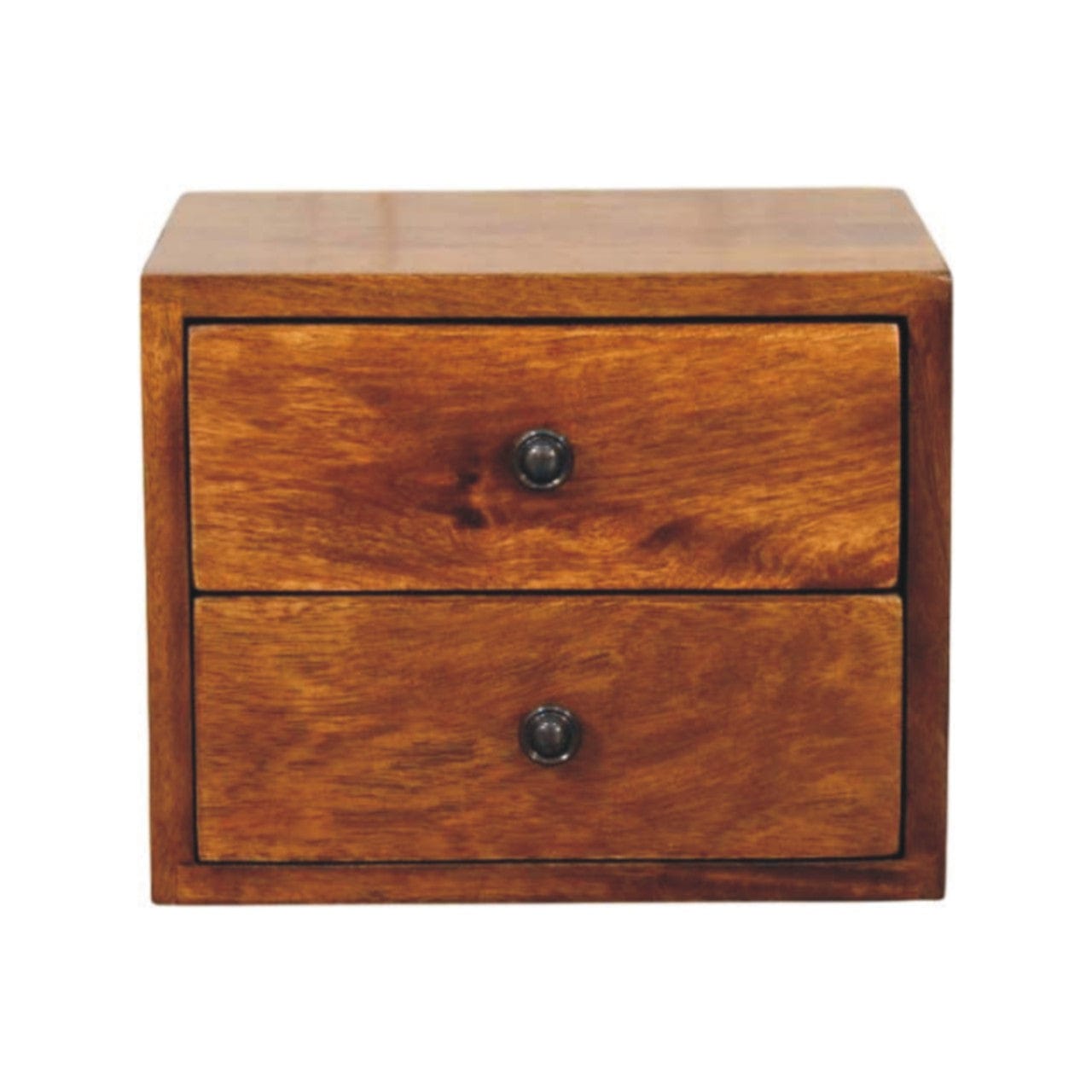 Artisan Furniture Solis 2-Drawer Chestnut Wall Mounted Nightstand