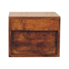 Artisan Furniture Solis 2-Drawer Chestnut Wall Mounted Nightstand