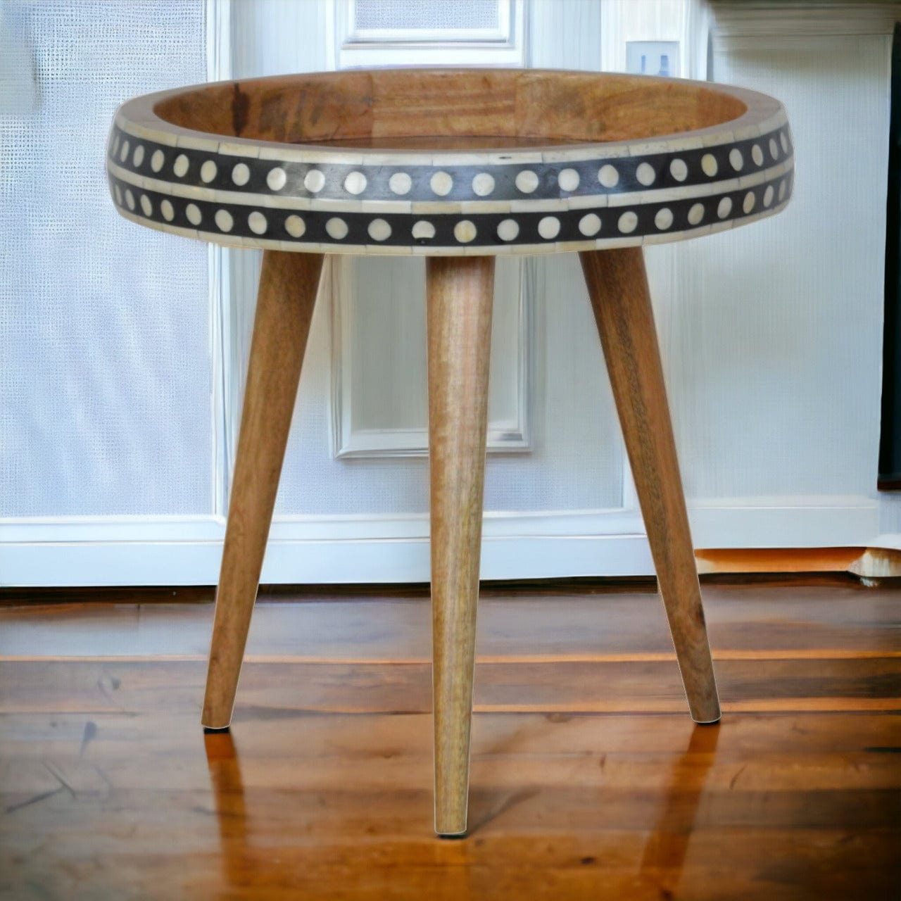 Small Dotted End Table - Artisan Furniture