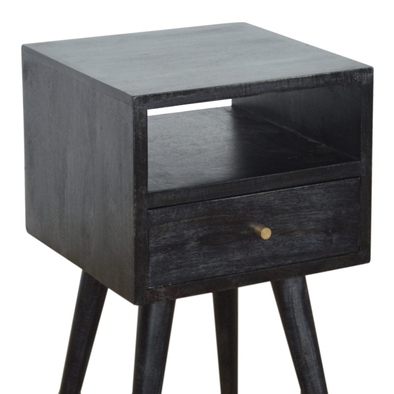 Mini Ash Black Bedside - Artisan Furniture