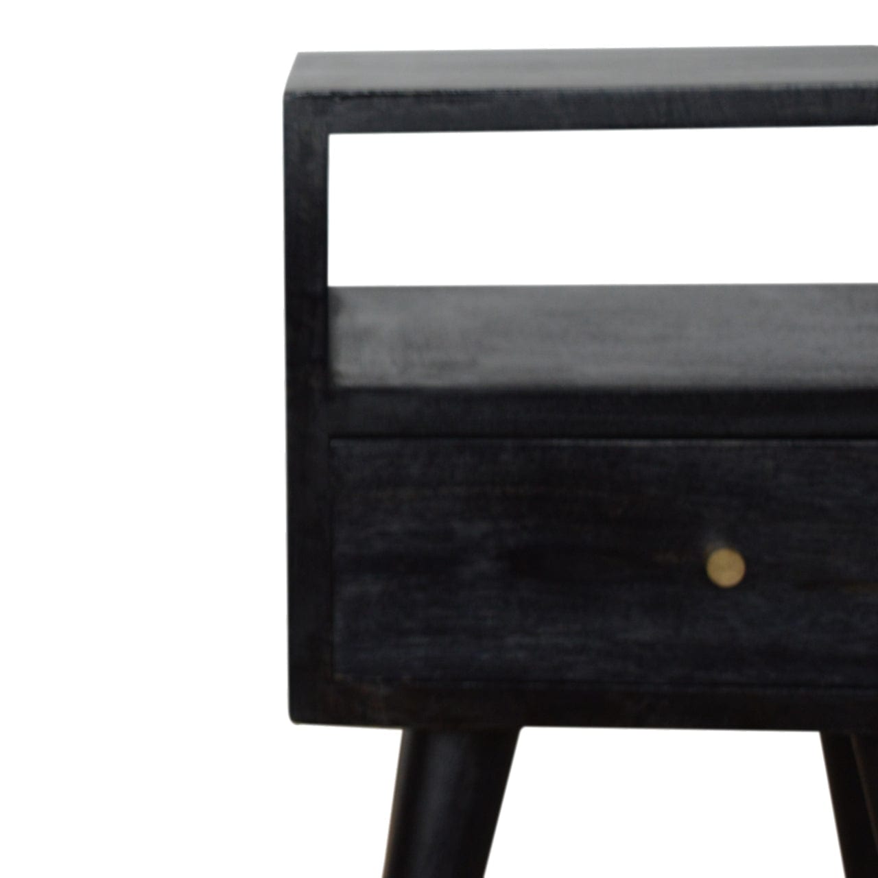 Mini Ash Black Bedside - Artisan Furniture