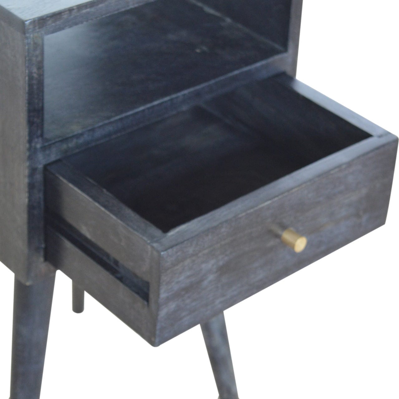 Mini Ash Black Bedside - Artisan Furniture