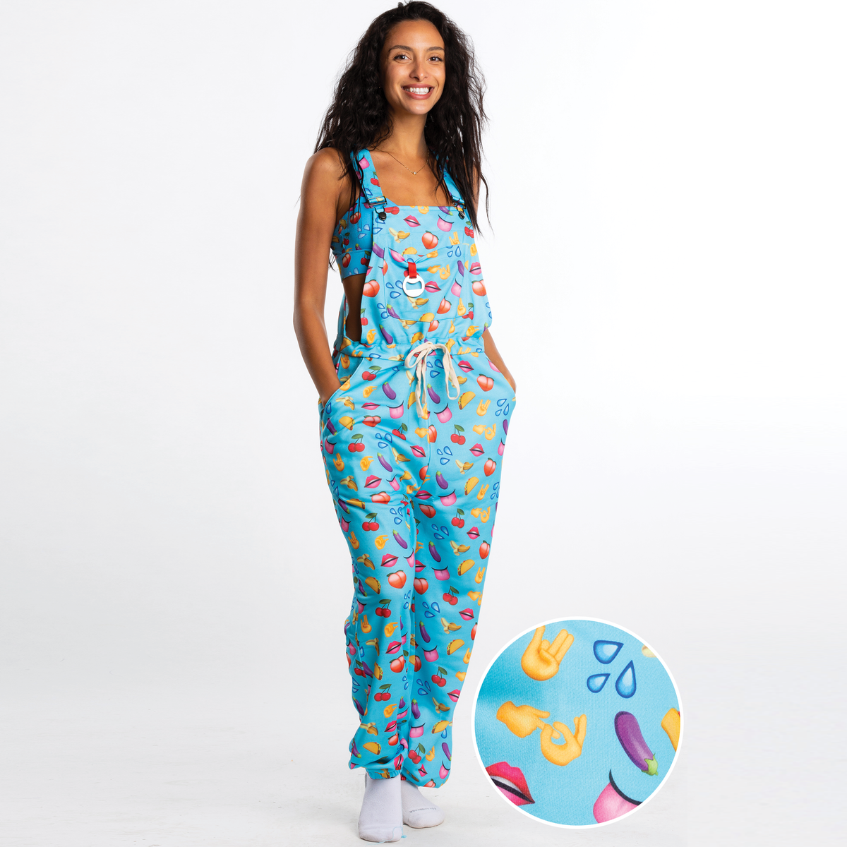 The Innuendo | Emoji Print Ladies Pajamaralls®