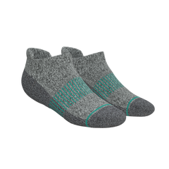 The Intramural Champ | Gray Stay Weird Heel Hammock™ Ankle Socks