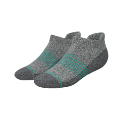 The Intramural Champ | Gray Stay Weird Heel Hammock™ Ankle Socks