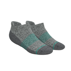 The Intramural Champ | Gray Stay Weird Heel Hammock™ Ankle Socks