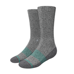 The Intramural Champ | Gray Stay Weird Heel Hammock™ Crew Socks