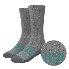 The Intramural Champ | Gray Stay Weird Heel Hammock™ Crew Socks