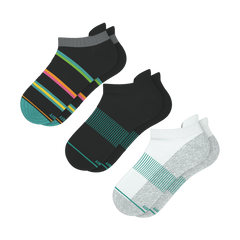 Solid and Pattern Mix Pack | Tropical and Solids Heel Hammock™ Ankle Socks 3 Pack