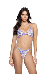 J-Valentine JR135 - Sequin Velvet Top & Ring Bottom Set