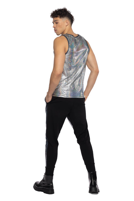 J-Valentine JR152 - Two-Tone Men's Tank