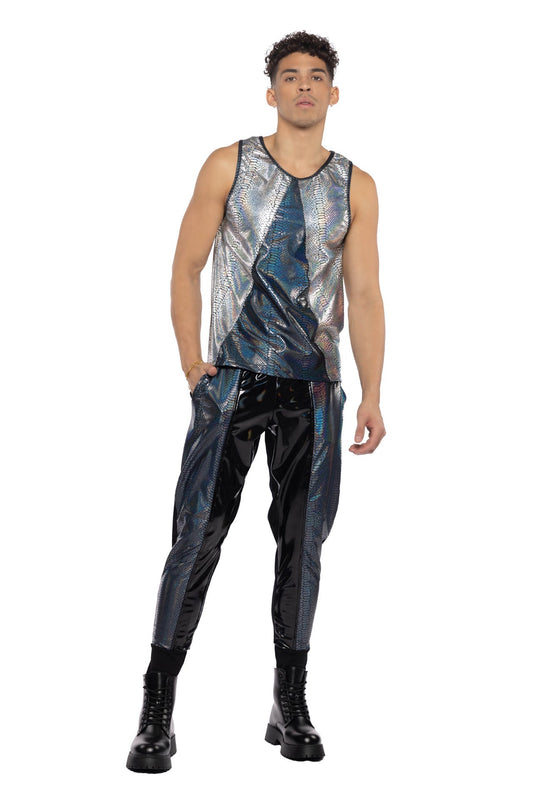 J-Valentine JR152 - Two-Tone Men's Tank