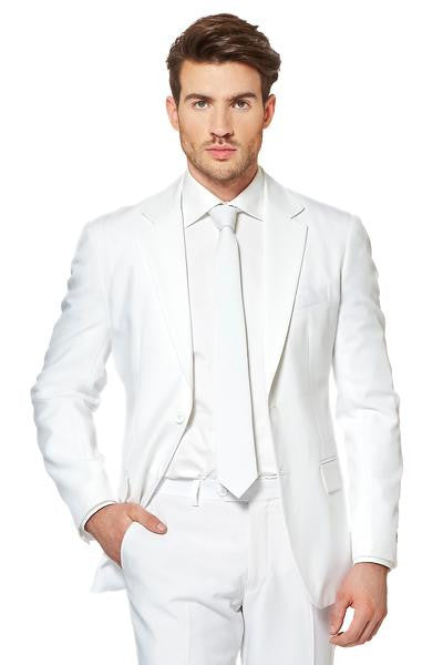 La Flama Blanca | White Dress Blazer And Tie By Opposuits