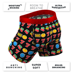 The Apex Jackpot | Slot Machine Ball Hammock® Pouch Underwear With Fly