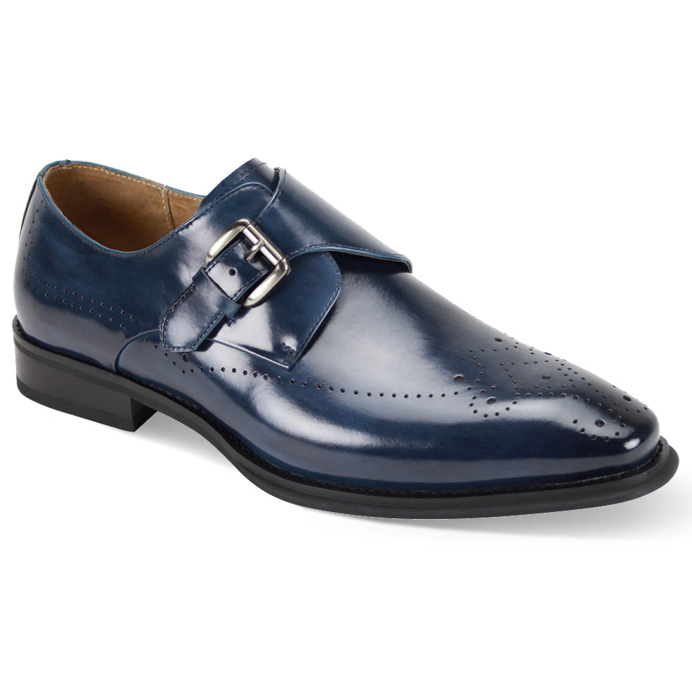 Giovanni Jeffery Blue Mens Shoe - Flyclothing LLC