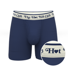 The Jet Set | Hot Tub Club Navy Ball Hammock® Pouch Underwear With Fly