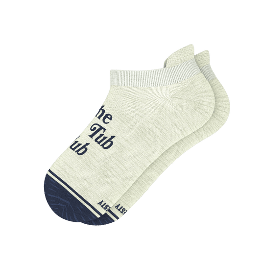 The Jet Set | Hot Tub Club Oatmeal Heel Hammock™ Ankle Socks