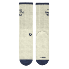 The Jet Set | Hot Tub Club Oatmeal Heel Hammock™ Crew Socks