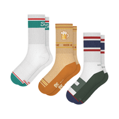 The Jokester | Heel Hammock™ Crew Socks 3 Pack