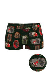 The King Krampus | Krampus Print Modal Boyshort Underwear