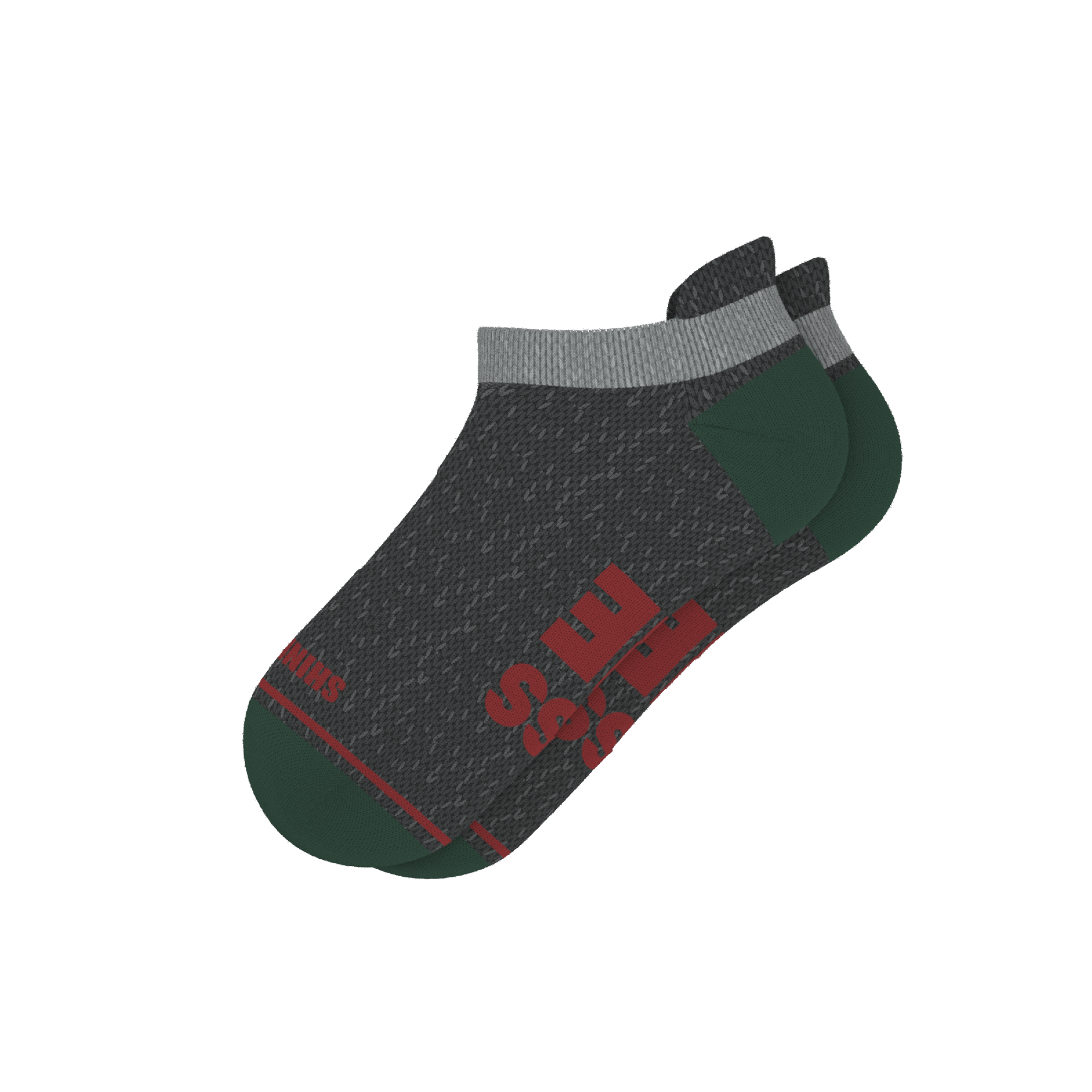 The Kiss Me There | Mistletoe Heel Hammock™ Ankle Socks