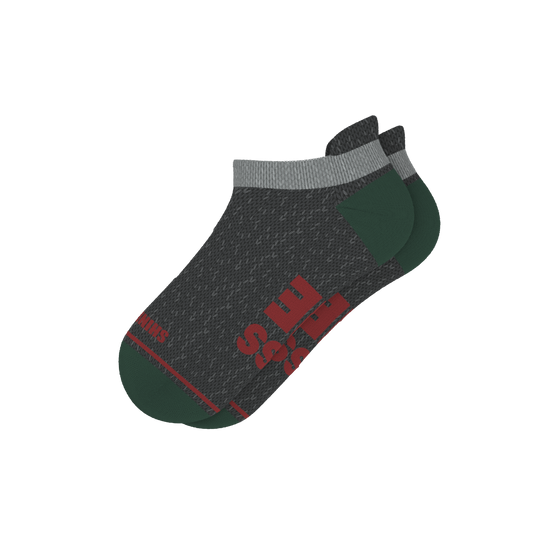 The Kiss Me There | Mistletoe Heel Hammock™ Ankle Socks